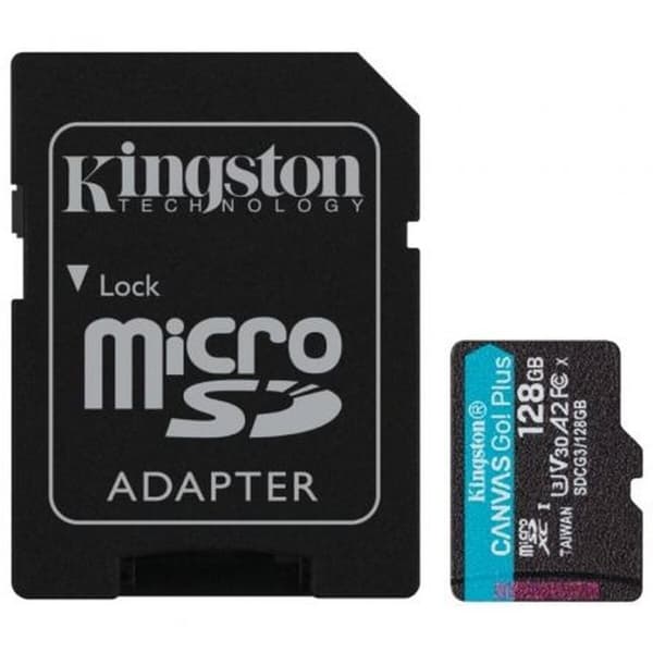 Micro-SD-Muistikortti Adapterilla Kingston SDCG3/128GB 128 GB