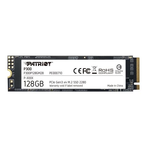 Patriot P300 - SSD - 128 GB - PCIe 3.0 x4 (NVMe)