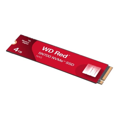 WD Red SN700 WDS400T1R0C - SSD - 4 TB - PCIe 3.0 x4 (NVMe)