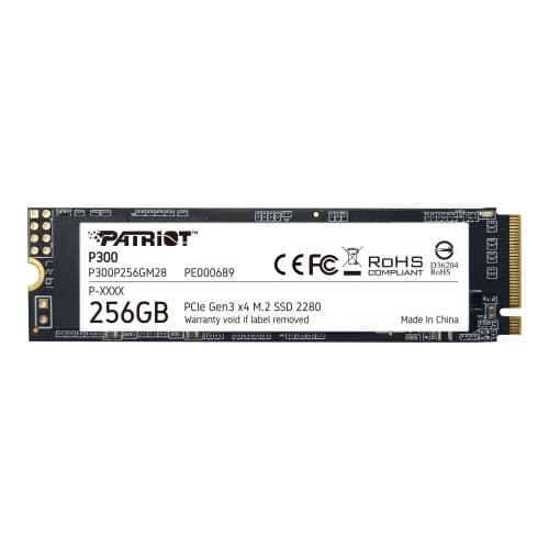 Patriot P300 - SSD - 256 GB - PCIe 3.0 x4 (NVMe)