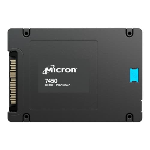 Micron 7450 PRO - SSD - Företag, läsningsintensivt - 960 GB - U.3 PCIe 4.0 x4 (NVMe) - TAA-kompatibel
