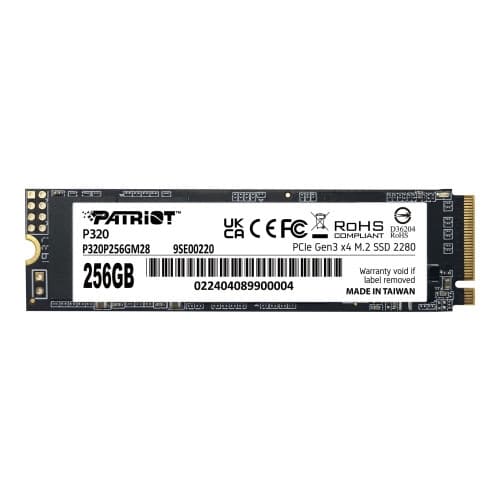 Patriot P320 - SSD - 256 GB - PCIe 3.0 x4 (NVMe)
