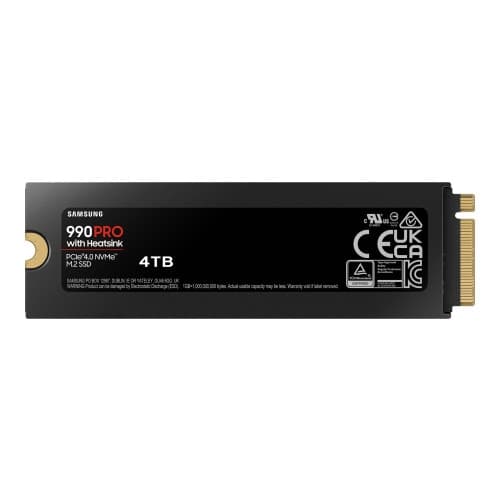 Samsung 990 PRO MZ-V9P4T0GW - SSD - 4 TB - PCIe 4.0 x4 (NVMe)