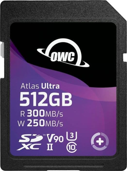 Minneskort - Owc flashminne - OWCSDV90U0512 - Atlas Ultra SDXC 512 Go Klass 10 UHS-II/U3 V90 (SDV90U0512)