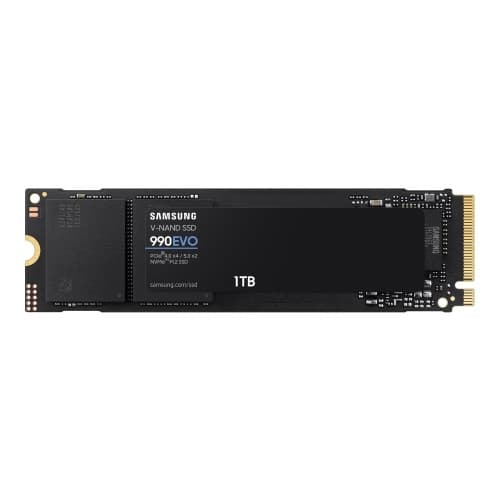 Samsung 990 EVO MZ-V9E1T0BW - SSD - 1 TB - PCIe 5.0 x2 (NVMe)