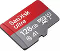 Miniatyrbild 9 av 9: SanDisk Ultra 128GB microSDXC-minneskort A1 upp till 100MB/s, Klass 10, U1