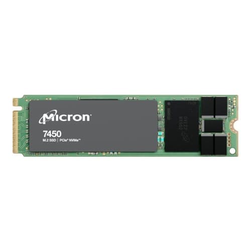 Micron 7450 PRO - SSD - Företag, läsningsintensivt - 960 GB - PCIe 4.0 x4 (NVMe) - TAA-kompatibel