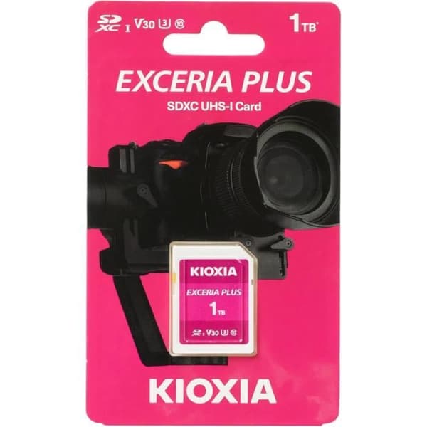 Minnecard - KIOXIA - Exceria Plus U3 V30 - 1024 Go - Klass 10 - Kompatibel med Smartphone