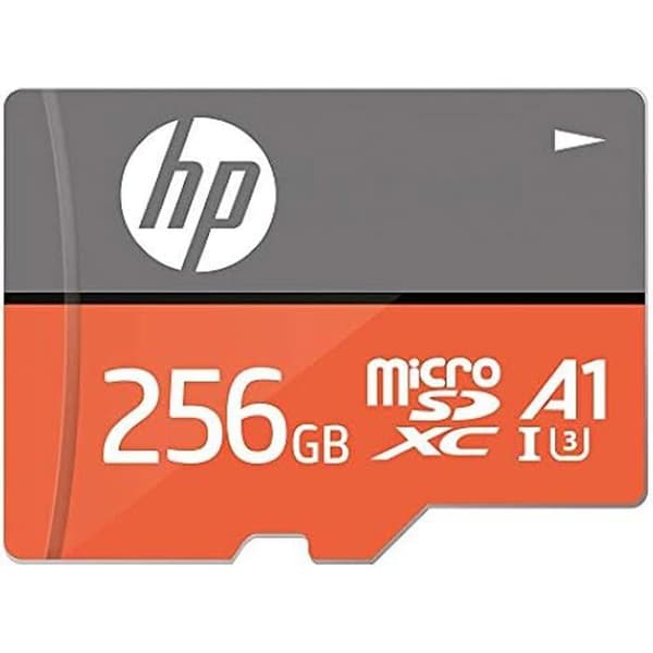 microSDXC minneskort - HP - 256 GB - 100 MB/s läsning - 85 MB/s skrivning - Klass 10 UHS-I
