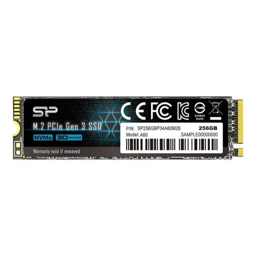 SILICON POWER P34A60 - SSD - 256 GB - PCIe 3.0 x4 (NVMe)