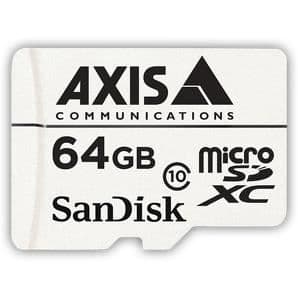 AXIS microSDXC-kort - 64 GB - Klass 10 - 20 MB/s Läs - 20 MB/s Skriv