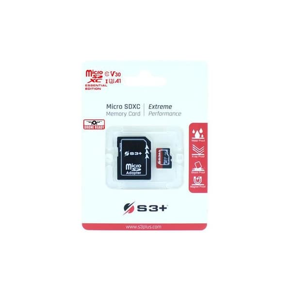 Minnesflash S3Plus Technologies S3SDC10V30E/64GB Svart