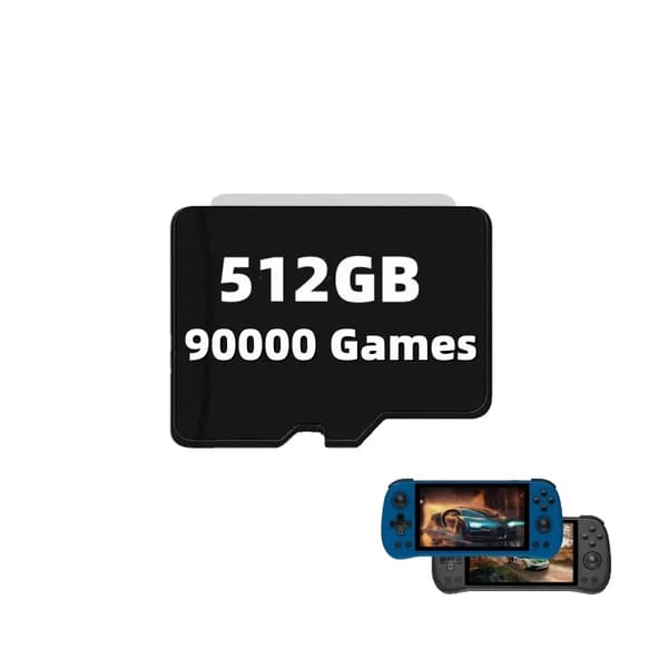 Minne kort för POWKIDDY X55, kapacitet 256GB, 61000 spel,512G 90000GAMES