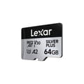 Miniatyrbild 2 av 3: Lexar XC 64GB SILVER PLUS micro SD-minneskort