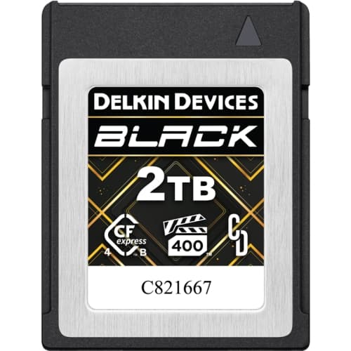 Delkin CFexpress 4.0 BLACK | Type B | R3700/W3220 (VPG400) 2TB