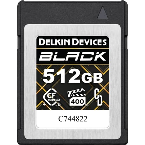 Delkin CFexpress 4.0 BLACK | Type B | R3600/W3200 (VPG400) 512GB