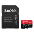 Miniatyrbild 1 av 3: SanDisk Extreme Pro microSDXC 512GB Klass 10 UHS-I U3 V30 200MB/S 140MB/S A2 C10 minneskort