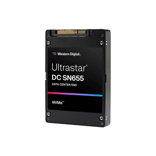 WD Ultrastar DC SN655 WUS5EA138ESP7E1 - SSD - 3.84 TB - U.3 PCIe 4.0 (NVMe)