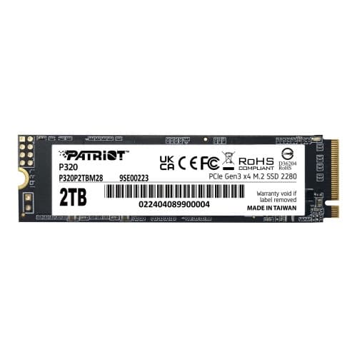 Patriot P320 - SSD - 2 TB - PCIe 3.0 x4 (NVMe)