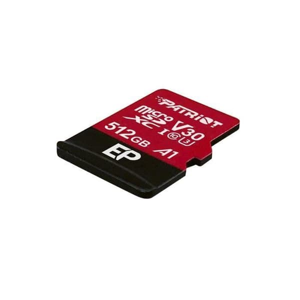 Minneskort MicroSDXC - Patriot Memory - EP Series A1 V30 - 512 Go - Upp till 90 Mo/s - Svart