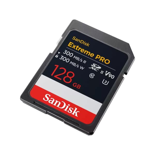 SanDisk SDXC Extreme Pro UHS-II 300 MB/s V90 128 GB
