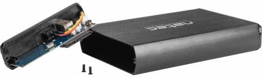 HDD'er kabinetter og etuier, eksternt HDD kabinet RHINO 3,5" sort NKZ-0448, Natec