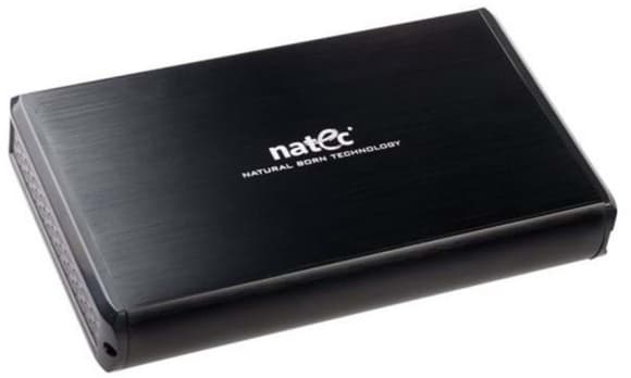 HDD'er kabinetter og etuier, eksternt HDD kabinet RHINO 3,5" sort NKZ-0448, Natec