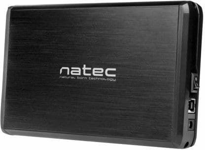 HDD'er kabinetter og etuier, eksternt HDD kabinet RHINO 3,5" sort NKZ-0448, Natec