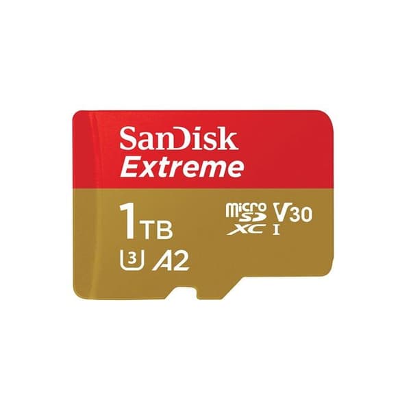 SanDisk Extreme 1024 GB UHS-Klass 3 microSDXC-kort stöttåligt, vattentätt