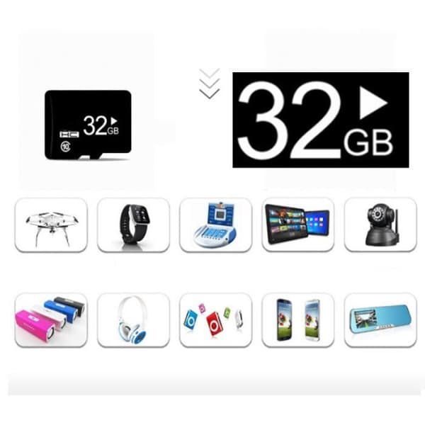 32G tf minneskort mobiltelefonminne 32G digital höghastighets körinspelare flashminneskort SD-kort