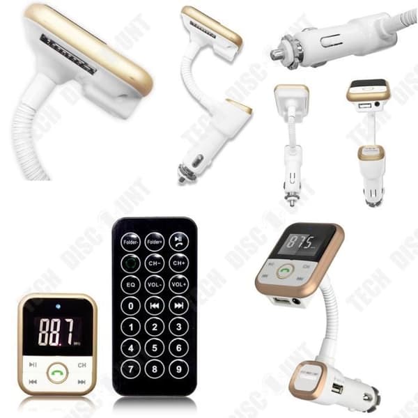 TD® Bluetooth-spelare Två USB-portar Stöder TF-kort/HDD Auto-minne