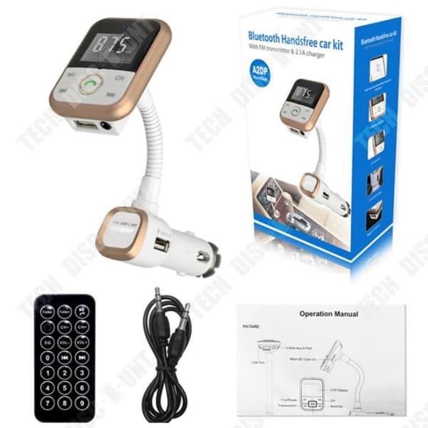 TD® Bluetooth-spelare Två USB-portar Stöder TF-kort/HDD Auto-minne