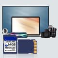 Miniatyrbild 2 av 4: 64G SD-kort bilmusikkort körinspelare stort kamerakort flashminneskort