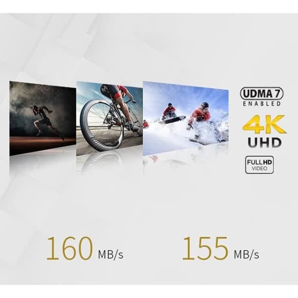 HTBE® 64G High Speed 4K Digital SLR-kamera High Definition Video Minneskort SD-kort Minneskort Recorder Con