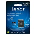 Miniatyrbild 4 av 4: 512 GB Lexar högpresterande 633x microSDXC UHS-I minneskort