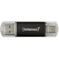 Miniatyrbild 1 av 2: USB-minne - INTENSO - Twist Line - 512 GB - USB 3.2 Gen 1x1 - USB-C och USB-A - 70 MB/s