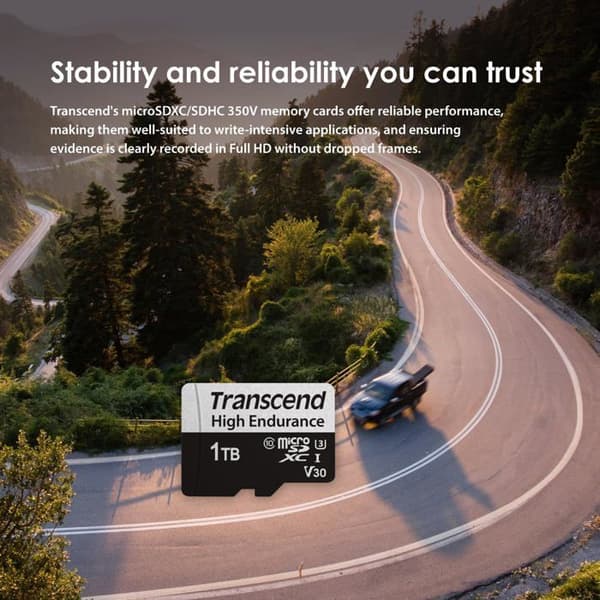 TRANSCEND 128GB 350V UHS-I U1 / Class10 MicroSDXC UHS-I Flash-minneskort