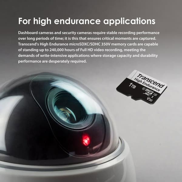 TRANSCEND 128GB 350V UHS-I U1 / Class10 MicroSDXC UHS-I Flash-minneskort
