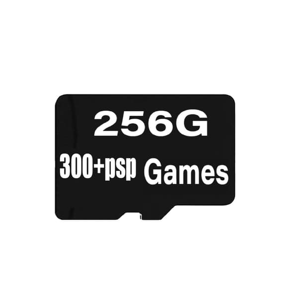 256G TF-kort, 300+ PSP-spil, høj kvalitet skærm,256G kun psp kort