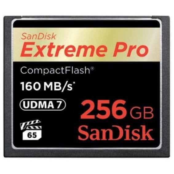 SANDISK Extreme Pro CF 160Mb/S 256Gb