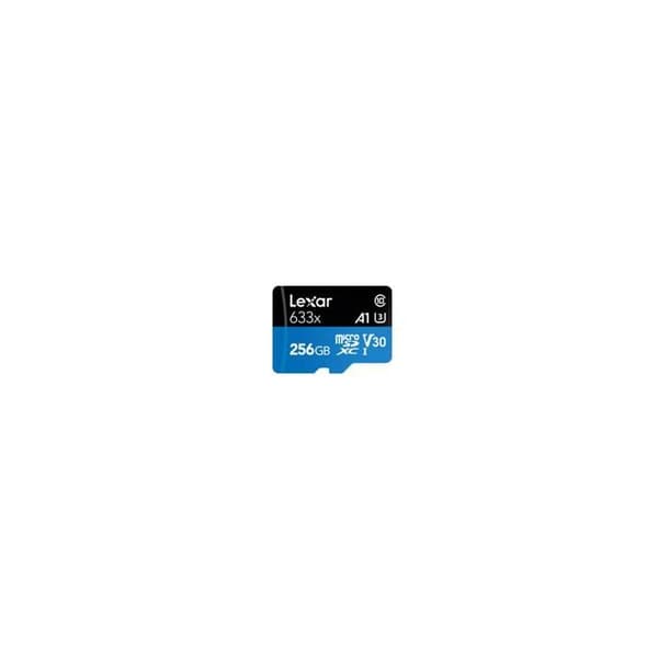256 GB Lexar High-Performance 633x microSDXC UHS-I minneskort - LEXAR - Klass 10 - V30 - A1