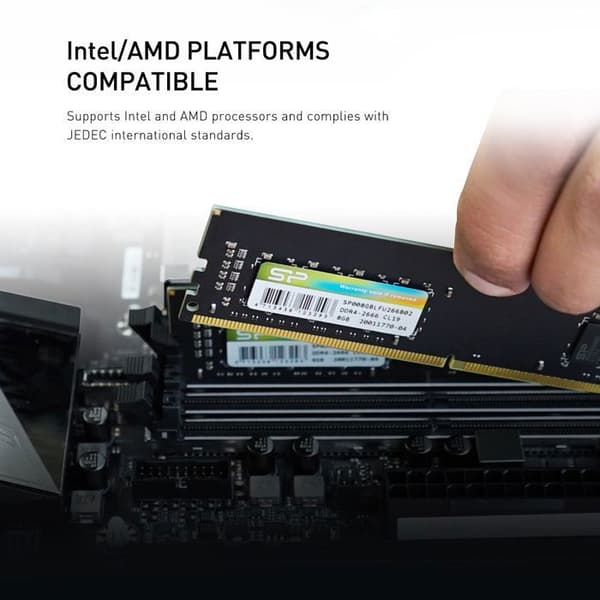 Minnesmodul - SP SILICON POWER - 8 GB - DDR4 2400 MHz - 288 ben - CL17
