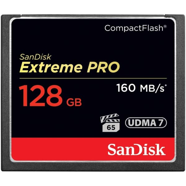 SanDisk Extreme Pro - Flash-minneskort - 128 GB - CompactFlash