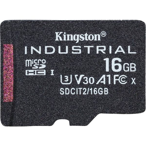 Micro SD-kort - KINGSTON - 16 Go - Klass 10 - Kompatibel med Micro SD - Svart