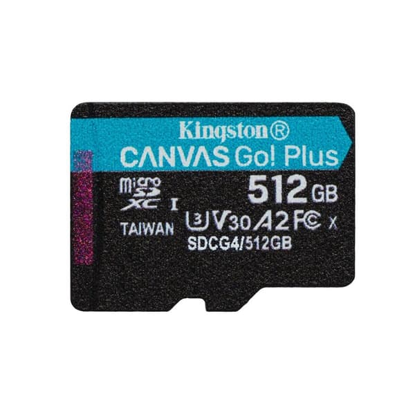Micro-SD Minneskort med Adapter Kingston SDCG4/512GBSP 512 GB