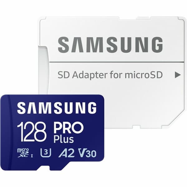 Micro-SD Minneskort med Adapter Samsung MB-MD128SA/EU 128 GB