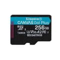 Miniatyrbillede 1 af 5: Mikro-SD-hukommelseskort med adapter Kingston SDCG4/256GBSP 256 GB