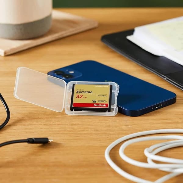 SanDisk Extreme 32 GB 120 MB/s CompactFlash-minneskort - Guld/Rött