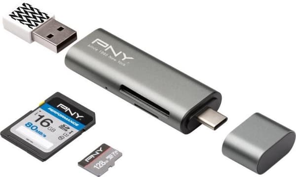 PNY USB-C kortlæser - USB adapter