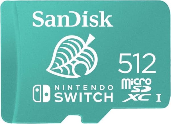SanDisk Extreme Micro SDXC 512GB til Nintendo Switch
